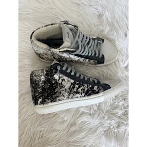 P448 Calf Hair High Top Sneaker Cow Softy 40